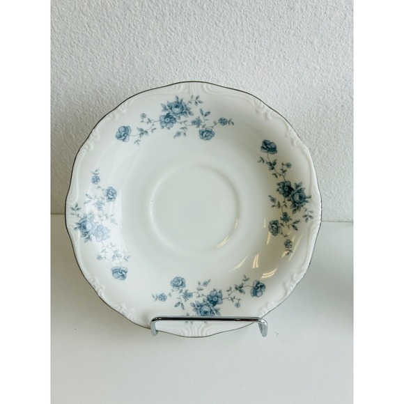 Johann Haviland Bavaria Germany Blue Garland Tea Set Plates Cups Saucers - Picture 2 of 4